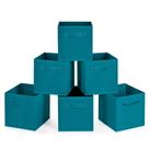 Caixas de armazenamento de tecido MaidMax, conjunto de 6 caixas de armazenamento de tecido, dobráveis de 19,9 litros