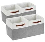 Caixas de armazenamento DECOMOMO Cube 33x33x33cm Cinza/Branca (4 unidades) Caixas de armazenamento DECOMOMO Cube 33x33x33cm Cinza/Branca (4 unidades)