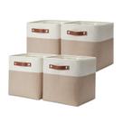 Caixas de armazenamento DULLEMELO Cube, 28 cm, tecido cinza, pacote com 4, 11 polegadas Caixas de armazenamento DULLEMELO Cube, 28 cm, tecido cinza, pacote com 4, 11 polegadas
