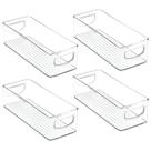 Caixas de armazenamento MDesign Ligne com alças, pacote com 4