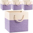 Caixas de armazenamento PRANDOM, cubo dobrável grande, 33x33x33cm pacote com 4