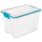 Caixas de Armazenamento Sterilite com Vedação 20L Resistentes ao Tempo - Pacote com 18 Unidades Caixas de Armazenamento Sterilite com Vedação 20L Resistentes ao Tempo - Pacote com 18 Unidades