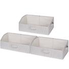 Caixas de armazenamento StorageWorks Trapezoid Organizer Box, pacote com 3