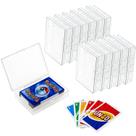 Caixas de baralho de cartas Caixa de armazenamento de plástico vazia 12 unidades Blulu