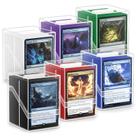 Caixas de baralho de cartas YScare Clear Commander com mangas e divisórias