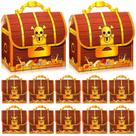 Caixas de baús Treasure Treat Chinco Pirate Theme Party (12 unidades)