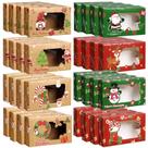 Caixas de Biscoitos de Natal Chivertion (32 Unidades) - Design de Janela