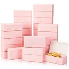 Caixas de biscoitos de padaria FillTouch Pink Cardboard 36 unidades 14x7x4,5cm