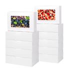 Caixas de biscoitos PFAMKEER 36 unidades 23x15x6cm com janela de Natal
