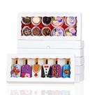 Caixas de biscoitos SL Shepack 50 unidades com janela 30,4 x 12,7 x 3,8 cm