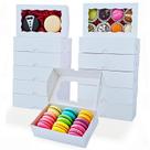 Caixas de biscoitos SLShepack 50 unidades com janela de 18 x 11 x 4 cm para festa