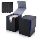 Caixas de cartas de baralho LINGSFIRE Leather Magnetic 2 caixas com mais de 100 cartas