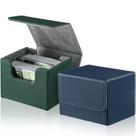 Caixas de cartas de baralho Weewooday Leather, tamanho grande, 2 caixas