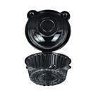 Caixas De Confeitaria Descartáveis Transparentes Com Tampas Em Forma De Orelha De Urso, 10 a 50 Caixas De Confeitaria Descartáveis Transparentes Com Tampas Em Forma De Orelha De Urso, 10 a 50