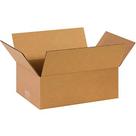 Caixas de envio BOX USA Flat 14x10x5cm, pacote com 25 unidades, corrugadas