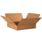 Caixas de envio BOX USA Flat 20x20x4cm, pacote com 10 unidades corrugadas