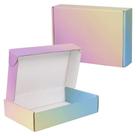 Caixas de envio OiTiO 23x15,3x5,1 cm, papelão ondulado, pacote com 15