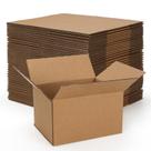 Caixas de envio Rempry, pacote 40, 13x10x8cm, papelão ondulado marrom