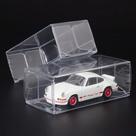Caixas de exibição de carros de brinquedo RNCOZE 50 PCS PVC transparente 1/64 Caixas de exibição de carros de brinquedo RNCOZE 50 PCS PVC transparente 1/64