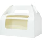 Caixas de frontão UnicoPak 23x15x15 cm com janelas brancas, pacote com 30 Caixas de frontão UnicoPak 23x15x15 cm com janelas brancas, pacote com 30