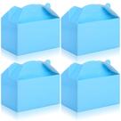 Caixas de guloseimas Chrisfall Gable Party Favor 36 unidades de papel azul