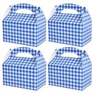 Caixas de guloseimas Gatherfun azul e branco, 24 peças