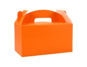 Caixas de guloseimas HUAPRINT Orange Large Gable, pacote com 30, 9,45 x 12,7 x 12,7 cm