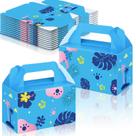 Caixas de lembrancinhas de festa Bucherry Blue and Pink Cartoon x12 Caixas de lembrancinhas de festa Bucherry Blue and Pink Cartoon x12