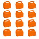 Caixas de lembrancinhas para festas Namhcir Orange, pacote com 12, 16x9x10cm
