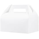 Caixas de mesa UnicoPak, 30 peças, 23 x 15 x 15 cm, presente branco com alças Caixas de mesa UnicoPak, 30 peças, 23 x 15 x 15 cm, presente branco com alças