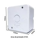 Caixas de passagem organizadora para cftv - branca IP-55