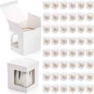 Caixas de presente AVLA para canecas de sublimação 350 ml 450 ml, 50 ml, pacote com 50