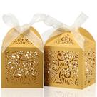 Caixas de presente COTOPHER 60 unidades douradas 5x5x7 cm com fita