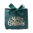 Caixas De Presente Mini Verde E Vermelha Para O Natal, 20 Peças Com Fitas De Cetim Para Doces E