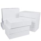 Caixas de presente NUJOVI extra grandes para presentes brancas 11x17x10cm