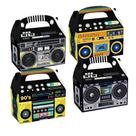 Caixas de presente Retro Boombox 12 peças com alça 16x9,5x9,5cm