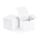 Caixas de presente SHIPKEY White Cardboard com tampas 15x15x15cm (50 unidades)