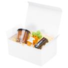 Caixas de presente UnicoPak, pacote com 24, 23x15x10cm, brancas com tampas Caixas de presente UnicoPak, pacote com 24, 23x15x10cm, brancas com tampas