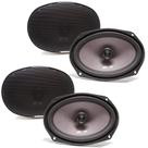 Caixas de som Alpine SXE-6926S 6x9" coaxiais de 2 vias, 2 pares