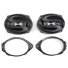 Caixas de som automotivas Seventour 6x9" 4 vias 350W para Chevrolet e GMC Caixas de som automotivas Seventour 6x9" 4 vias 350W para Chevrolet e GMC