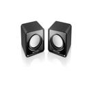 Caixas de som cx100 2.0 3w rms alimentação usb conexão p2 controle de volume som stereo