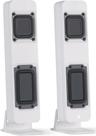 Caixas de som DROP BMR1 V2 Bluetooth com fio compactas brancas Caixas de som DROP BMR1 V2 Bluetooth com fio compactas brancas