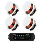 Caixas de Som Herdio Bluetooth 8" 200W Kit com 4 para Teto Caixas de Som Herdio Bluetooth 8" 200W Kit com 4 para Teto