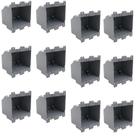 Caixas de tomadas elétricas de plástico 2 Gang 26 cu.in (pacote com 12)