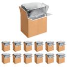 Caixas de transporte isoladas Simple Deluxe, pacote com 12 unidades com forro