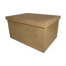 Caixas Lisa Tampa de Sapato 46x30x13 Mdf Madeira
