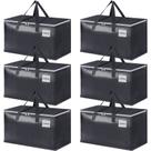Caixas móveis StorageRight Heavy Duty 93L (pacote com 6) cinza
