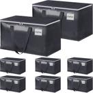Caixas móveis StorageRight Heavy Duty 93L (pacote com 8) cinza