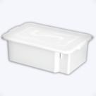 Caixas Organizadora 12 l com tampa Conjunto com 12 unid.