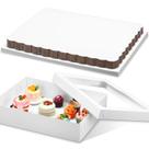 Caixas para Bolo Sinload 35x25x10 cm 10 Unidades com Bases Caixas para Bolo Sinload 35x25x10 cm 10 Unidades com Bases